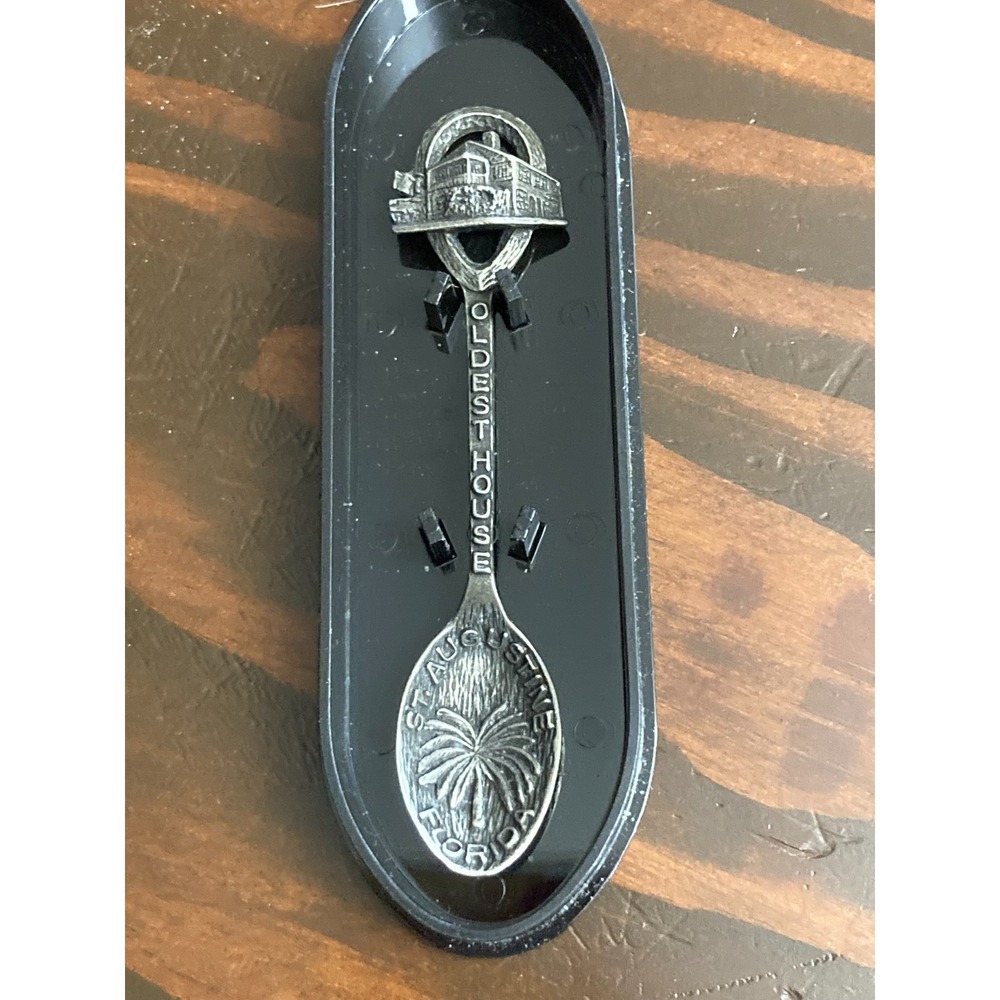 St. Augustine Florida Oldest House Collector Spoon Gish Pewter Colonial Home